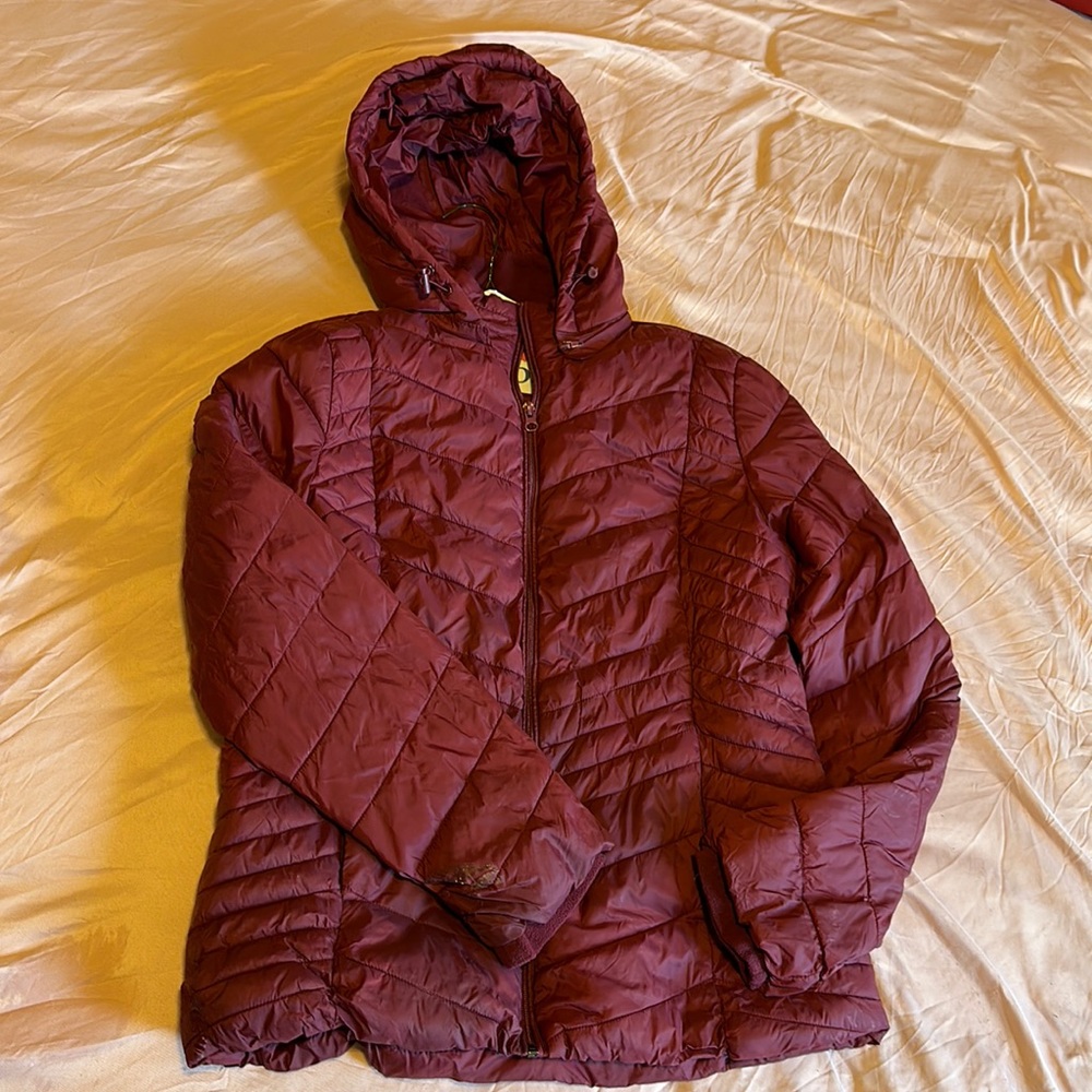 Burgundy jacket